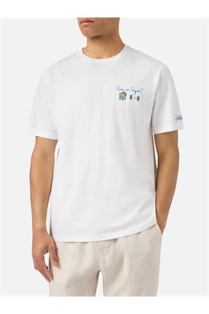 T-Shirt Portofino Man In Cotone Con Stampa Frontale MC2 SAINT BARTH | T-shirt | POT000104335L